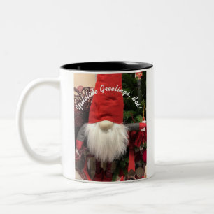 Polnischer Weihnachtsgummi CUSTOMIZE Grüne 2-Tönig Zweifarbige Tasse