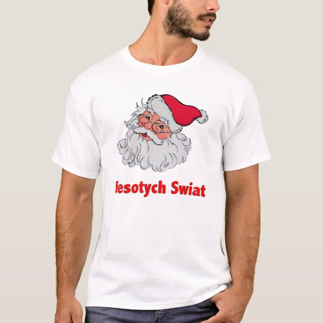 Polnischer Weihnachtsmann #2 T-Shirt (Vorderseite)