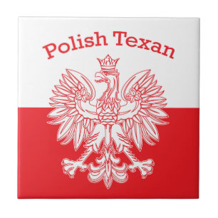Polnischer Weißadler Fliese