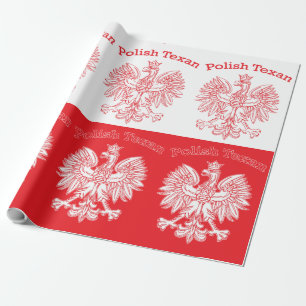 Polnischer Weißadler Geschenkpapier