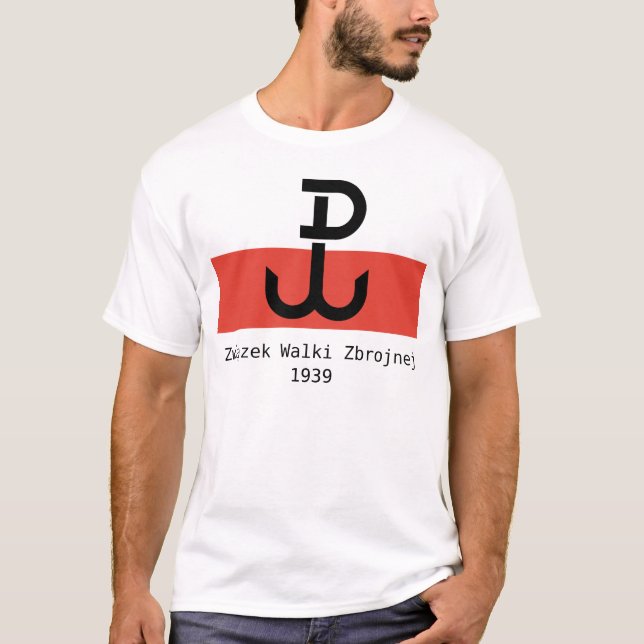 Polnischer Widerstand (frühe WWII) T-Shirt (Vorderseite)