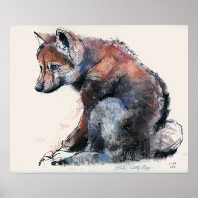 Polnischer Wolf Pup 2001 Poster (Vorne)