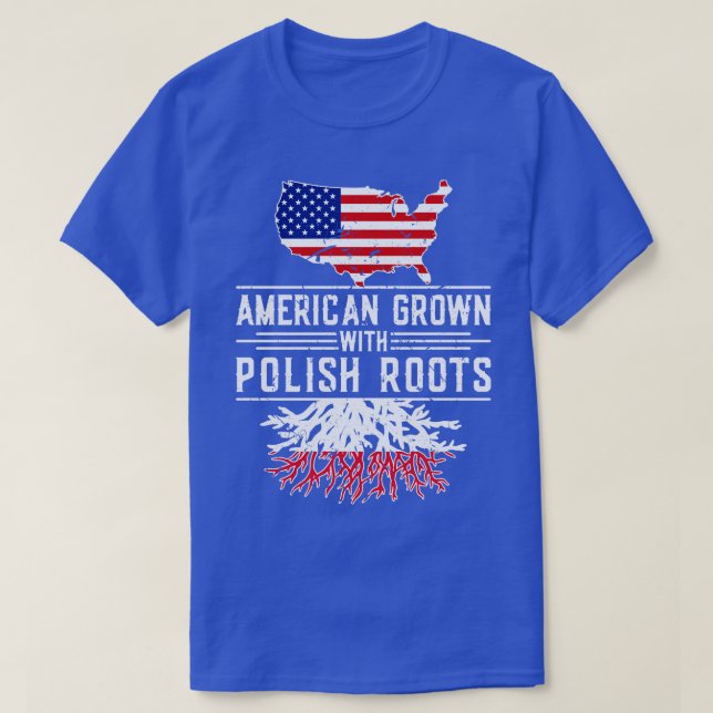Polnischer Wurzelpriester des amerikanischen Anbau T-Shirt (Design vorne)