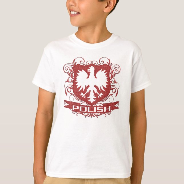 Polnisches Adler-Wappen T-Shirt (Vorderseite)