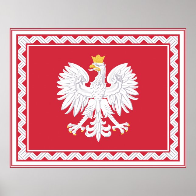 Polnisches Banner-Poster Poster (Vorne)