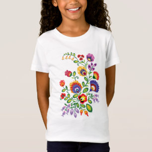 Polnisches Blumenband: T-Shirt
