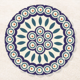 Polnisches Design traditioneller Keramiken. Untersetzer
