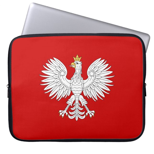 Polnisches Eagle Laptopschutzhülle (Vorderseite)