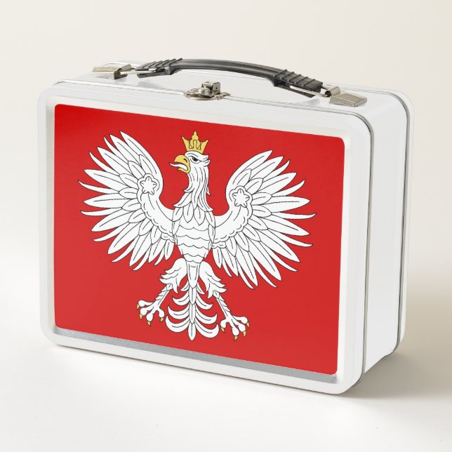 Polnisches Eagle Metall Lunch Box (Vorderseite)