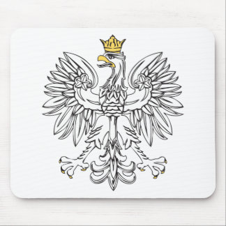 Polnisches Eagle mit Goldkrone Mousepad