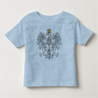 Polnisches Eagle mit Goldkronen-Kindern Kleinkind T-shirt