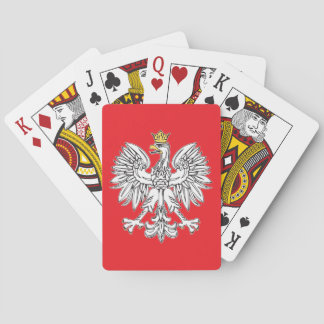 Polnisches Eagle mit Goldkronen-Spielkarten Spielkarten