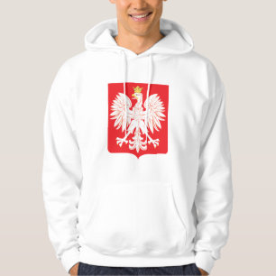 Polnisches Eagle-Rot-Schild Hoodie