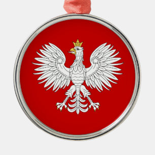 Polnisches Eagle Silbernes Ornament