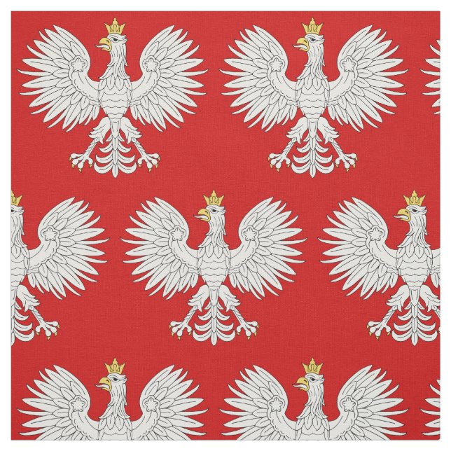Polnisches Eagle Stoff (Muster)