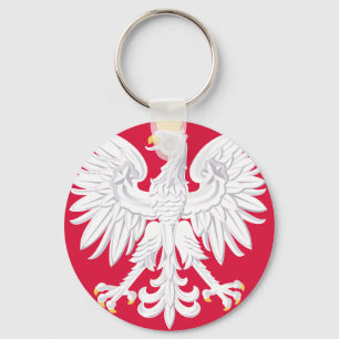 Polnisches Emblem - Polnischer Schild - Polska her Schlüsselanhänger