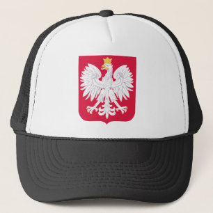 Polnisches Emblem - Polnischer Schild - Polska-Kr Truckerkappe