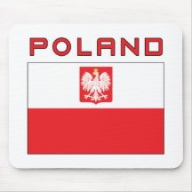 Polnisches Falkenflagge mit Polen