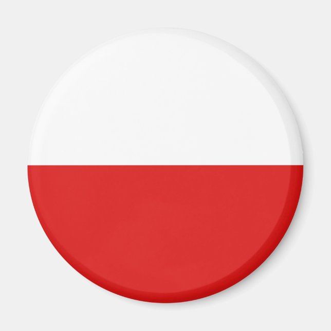 Polnisches Flag-Magnet Magnet (Vorne)