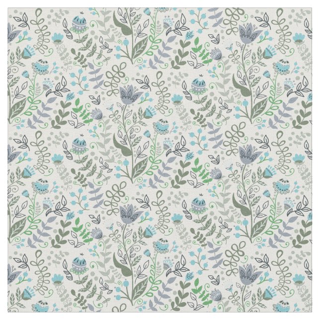 Polnisches Folkkunstmuster für die polnische Blume Stoff (Nahaufnahme)