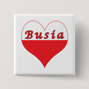 Polnisches Herz Button