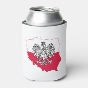 Polnisches Karten-Flaggen-Bier cooler Dosenkühler