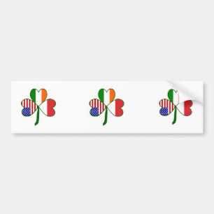 Polnisches Kleeblatt Autoaufkleber