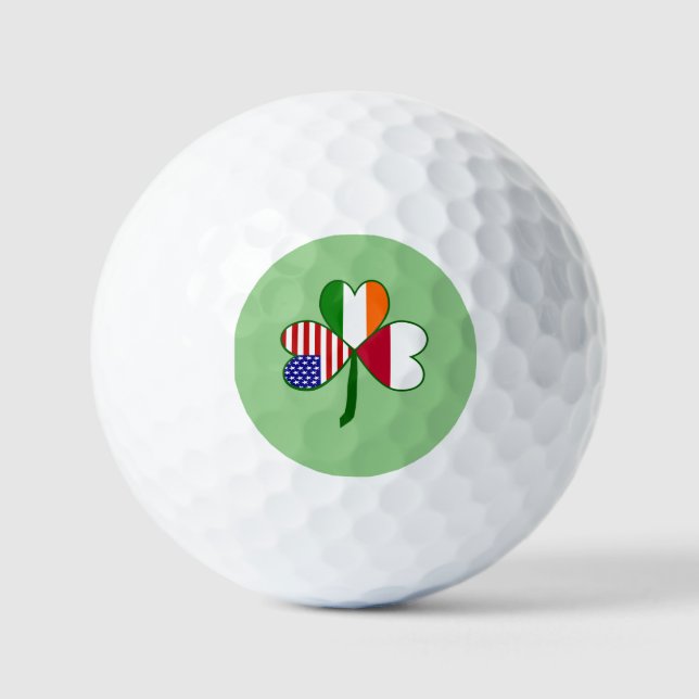 Polnisches Kleeblatt Golfball (Vorderseite)