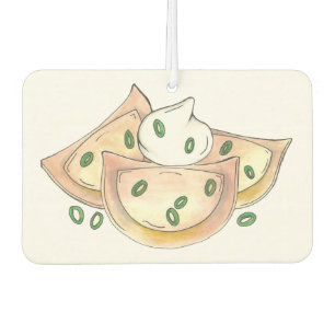 Polnisches Lebensmittel Pierogi Dumplings Slowakis Autolufterfrischer