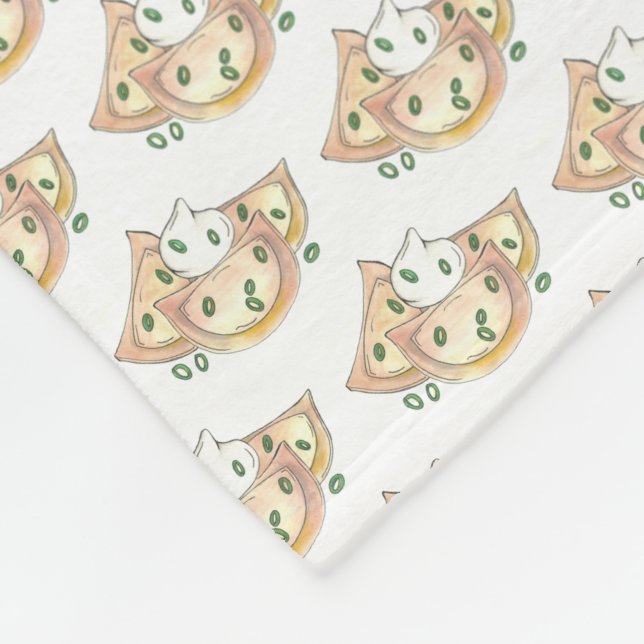 Polnisches Lebensmittel Pierogi Dumplings Slowakis Fleecedecke (Ecke)