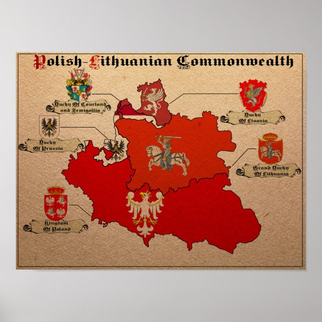 Polnisches litauisches Commonwealth Poster (Vorne)
