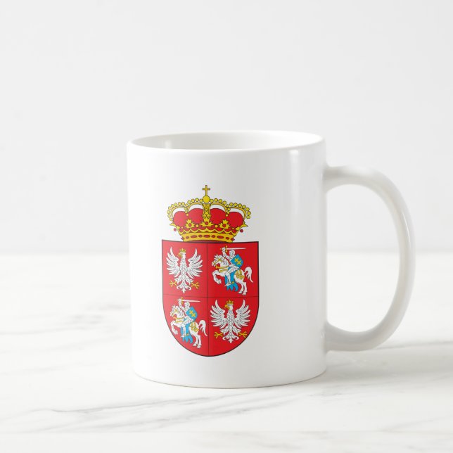 Polnisches litauisches Commonwealth-Wappen Kaffeetasse (Rechts)