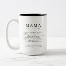 Polnisches Mum-Geschenk - MAMA Großes Definition
