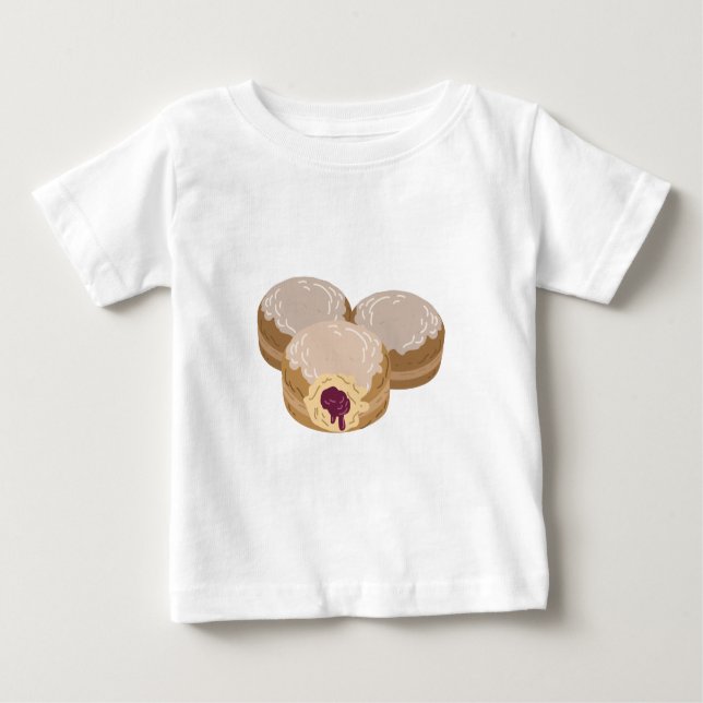 Polnisches Paczki Baby T-shirt (Vorderseite)