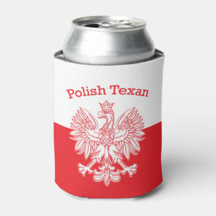 Polnisches Texan-Weiß Eagle Dosenkühler