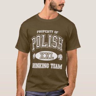 Polnisches trinkendes Team T-Shirt