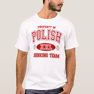 Polnisches trinkendes Team T-Shirt