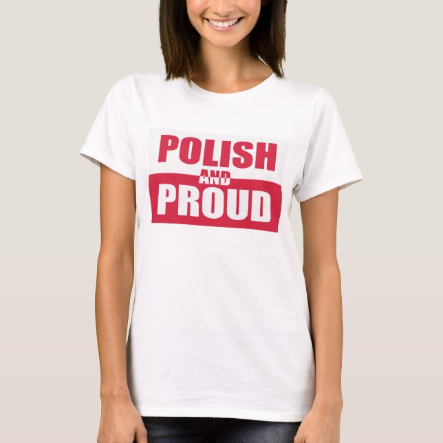Polnisches und stolzes T-Shirt (Vorderseite)