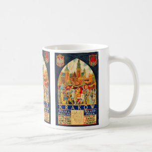 Polnisches Vintages Reise-Plakat Kaffeetasse