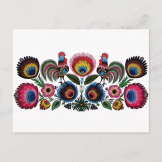 polnisches Volk Postkarte