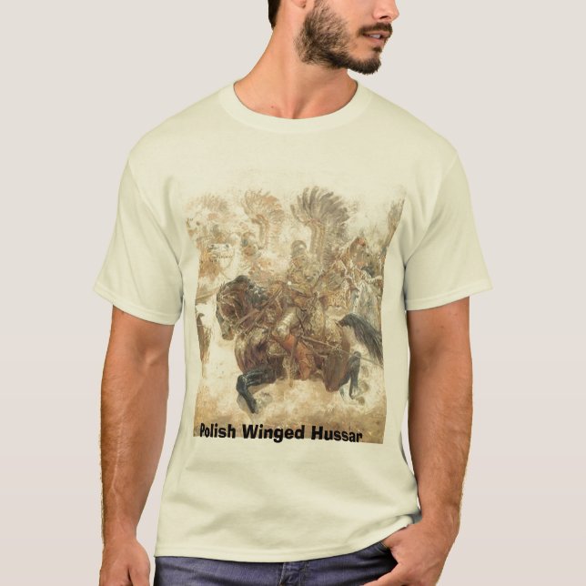 Polnisches Winged Hussar T-Shirt (Vorderseite)