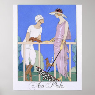 Polo, 1920-29 (Pochoir print) Poster