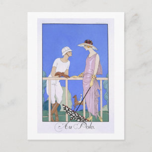 Polo, 1920-29 (Pochoir print) Postkarte