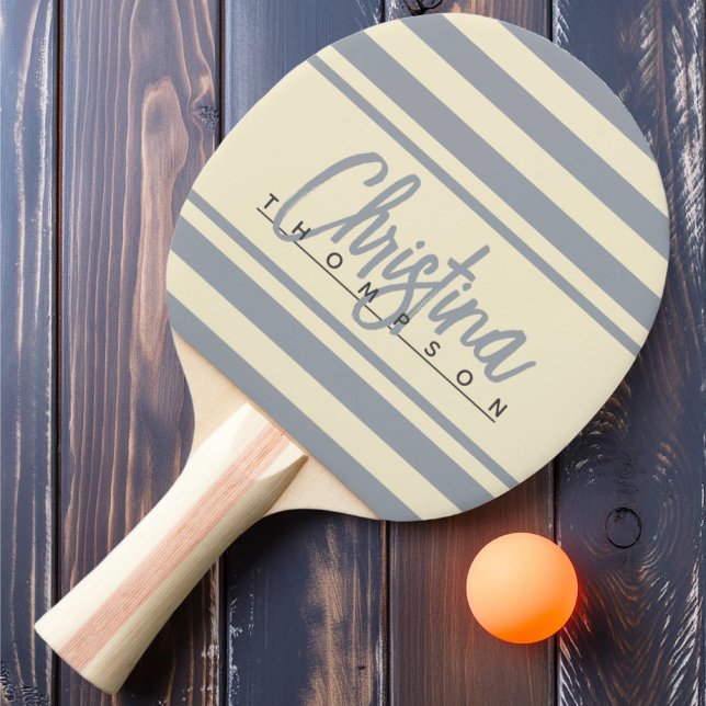Polo-Banner Dove Graue gestrichene Bezeichnung Mit Tischtennis Schläger (Von Creator hochgeladen)