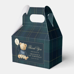 Polo-Bär zum ersten Geburtstag Dankeschön Geschenkschachtel