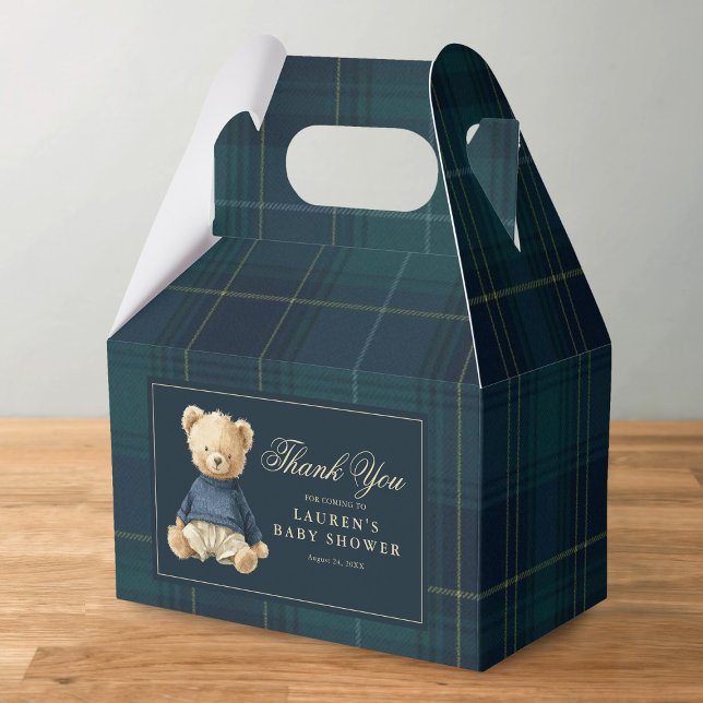 Polo Bear Baby Shower Thank You Geschenkschachtel (Von Creator hochgeladen)