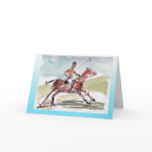 Polo Blankokarte mit weißem Umschlag