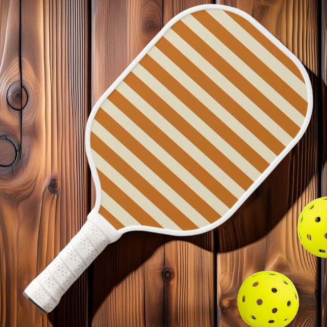 Polo-Burnt-Honig aus der Mitte des Jahrhunderts Pickleball Schläger (Von Creator hochgeladen)