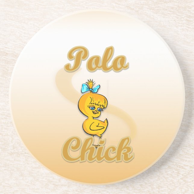 Polo Chick Sandstein Untersetzer (Vorne)