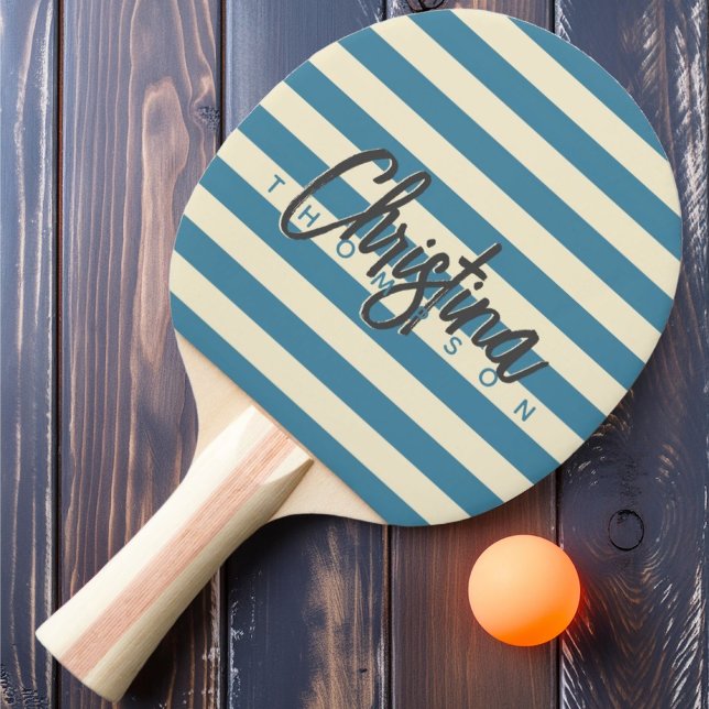 Polo Deep Aqua aus der Mitte des Jahrhunderts Gemä Tischtennis Schläger (Von Creator hochgeladen)